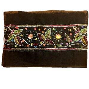 NWT 46” x 4” Organza beaded trim